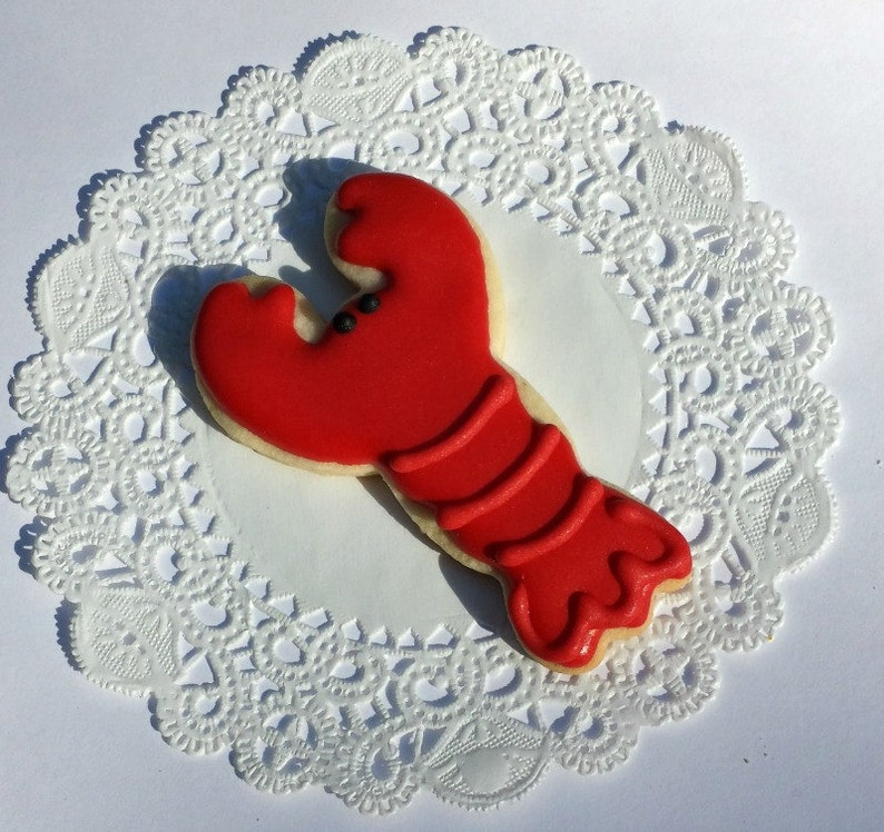 Little Lobster Sugar Cookies Mini Bites 2 1/2 Dozen Mini - Etsy