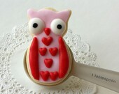 Valentine's Day Owl Cookies with Hearts - Mini Bites