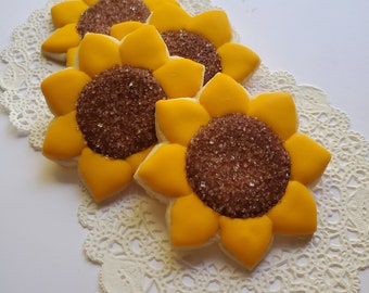 Mini Sunflower Cookies - 2 Dozen