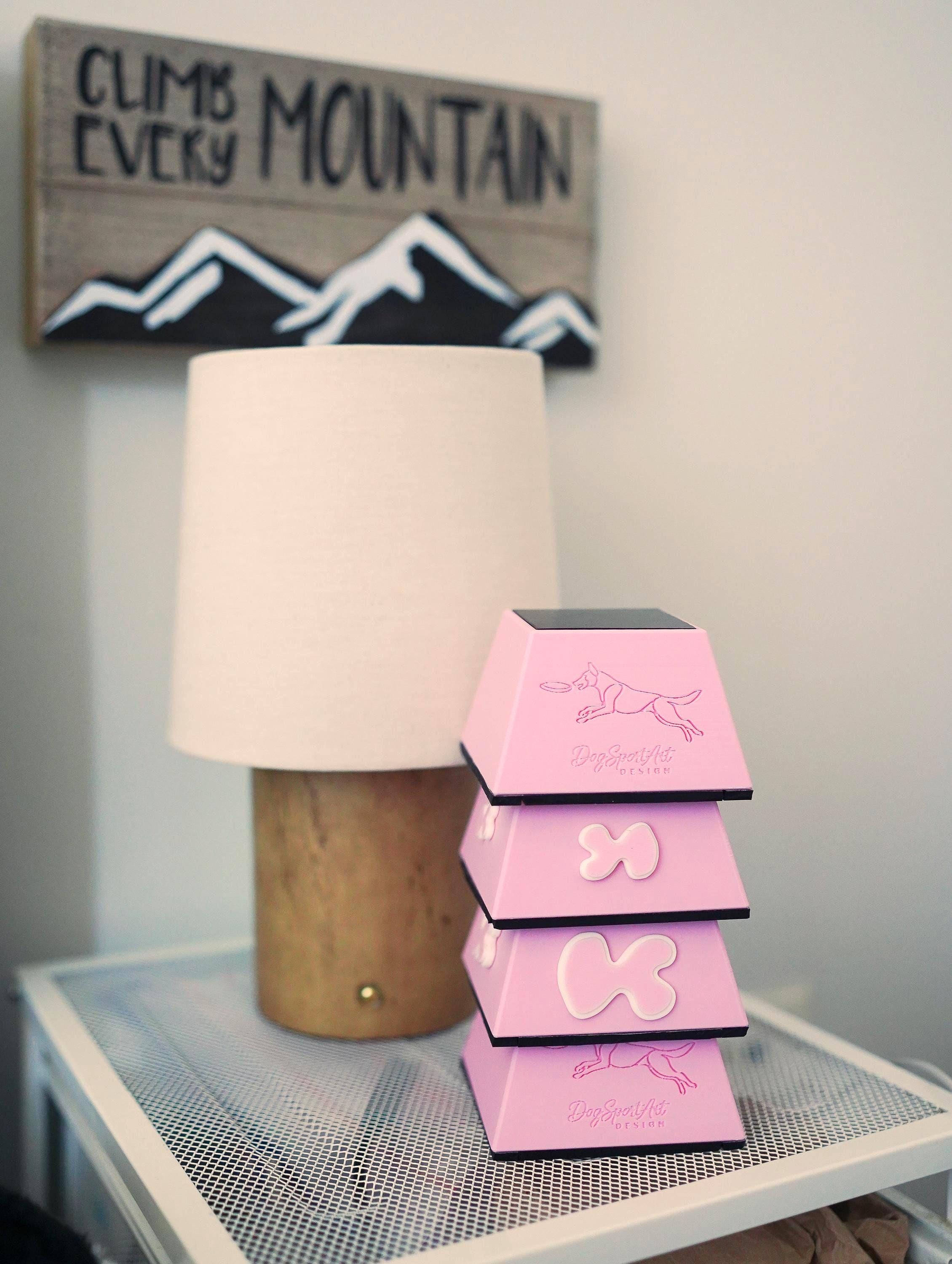 Dog Show Stacking Blocks Set of Four Training Platforms