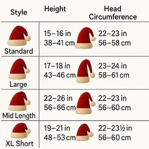 Luxury Red Santa Hat with Plush Fur Trim, Elegant Christmas Headwear, Festive Winter Holiday Hat image 16