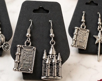 Fairytale Earrings • Mismatched Fantasy Jewelry • Princess Book Gift (3 Styles)