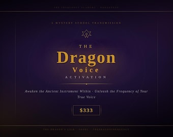 Aktywacja Głosu Smoka — ton głosu, praca z oddechem i ceremonia | Kurs uzdrawiania dźwiękiem | Medycyna częstotliwościowa | BabaKeegs