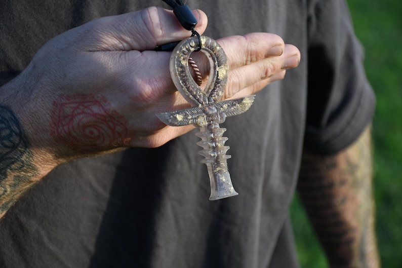 Custom Frequency Ankh Crystal Ormus