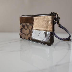 Coach Patchwork Wristlet - Etsy