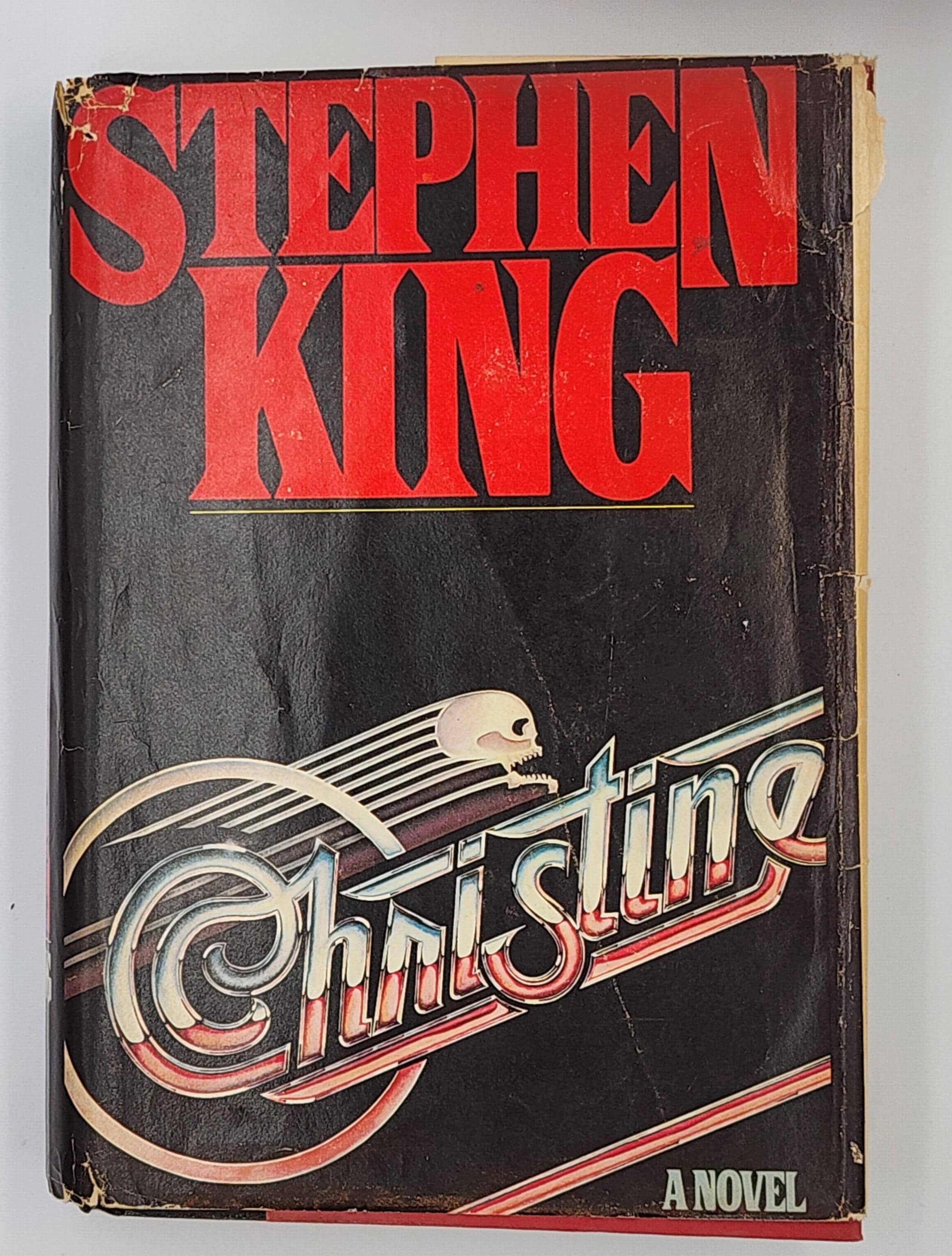 Stephen King CHRISTINE * Book Club Hardcover w/ Iconic Dust Jacket * Vintage 1980s Horror Classic
