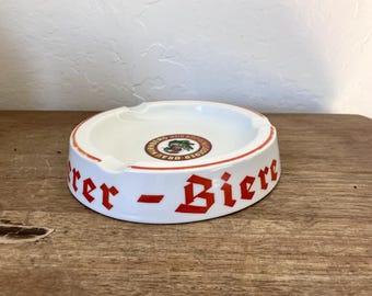 vintage Publicité Cendrier Bavarois - Patrizier Biere - Lederer-Brau Nurberg - Seit (depuis) 1468