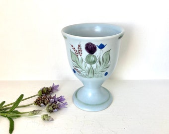 Buchan Stoneware Pottery Goblet - Thistle - Wine Goblet - Made in Scotland -