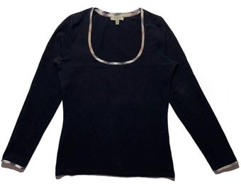 Burberry - Camiseta de manga larga para mujer