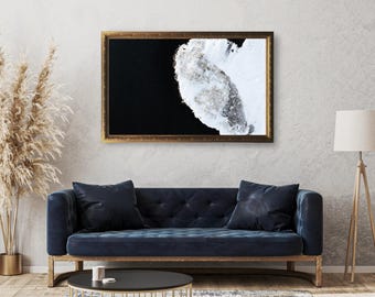 Iceland Arctic River Drone Print | Expedition Photography Wall Art | Instant Download | Highland Fine Art Print