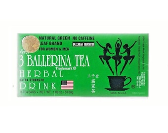 3 Ballerina Herbal Tea, Extra Strength, 18 Bags