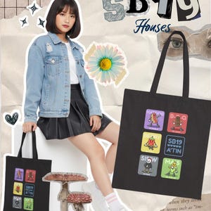 SB19 Houses Character Tote Bag Fan Art