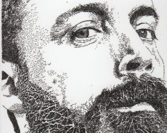 Neil Fallon Clutch Signed Art Print – Limited Edition 5x7 Matted Rock Portrait