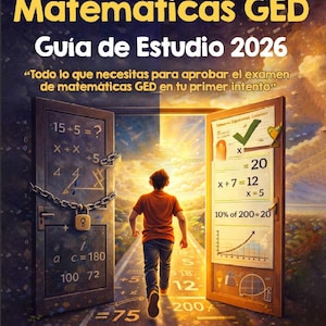 GED Math Study Guide 2026 (Spanish Edition)