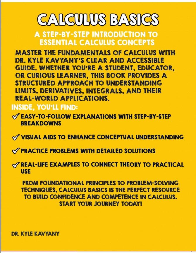 Calculus Basics: Step-by-step Essential Concepts - Etsy Australia