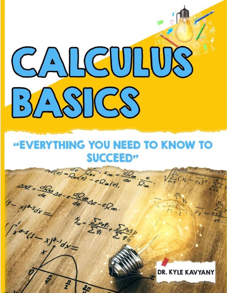 Calculus Basics: Step-by-step Essential Concepts - Etsy Australia
