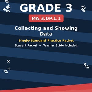 Paquete de práctica de matemáticas de tercer grado de Florida B.E.S.T. – Análisis de datos (MA.3.DP.1.1) (Descarga digital)