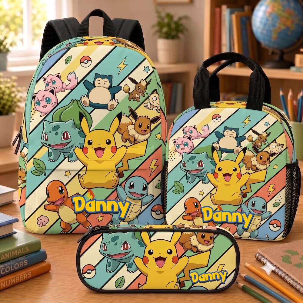 ポケモンピカチュウ レトロポケモン サトシ リュック アニメ Pikachu
