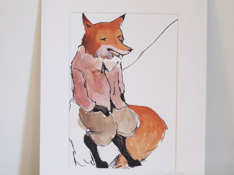 Brer Fox // A4 Print | Etsy