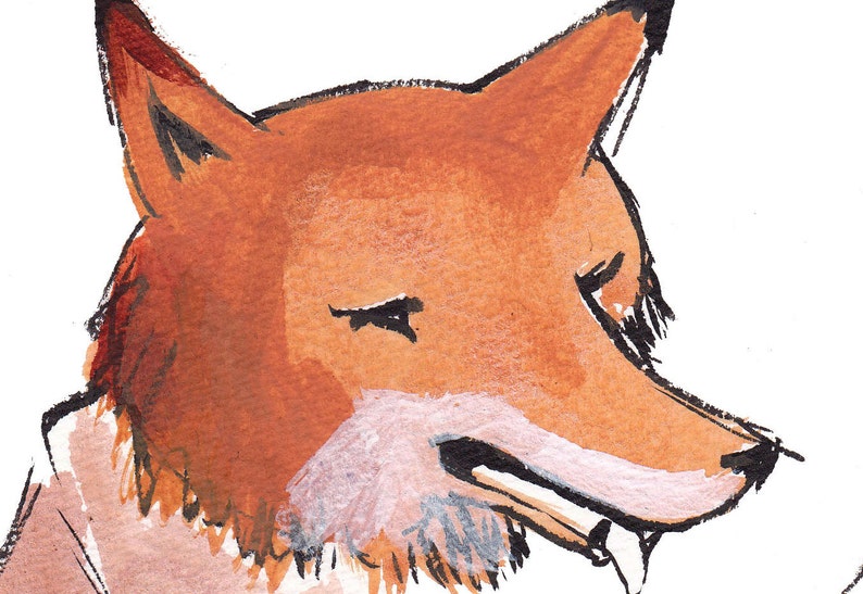 Brer Fox // A4 Print | Etsy