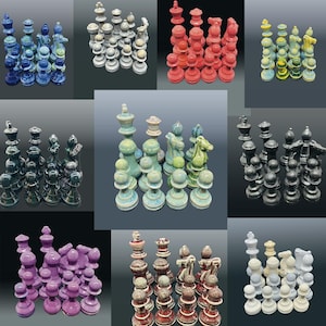 Ceramic chess set - Etsy 日本