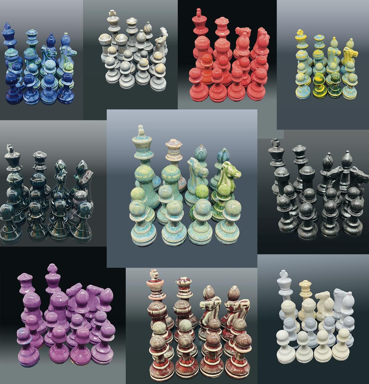 Ceramic chess set - Etsy 日本