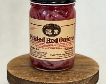 Small Batch Pickled Red Onions | Tangy Gourmet Foodie Gift