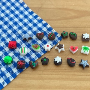 Dollhouse miniature- Christmas chocolates