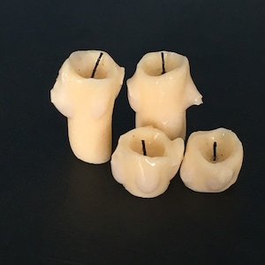 Dollhouse miniature- Cream dripping candles