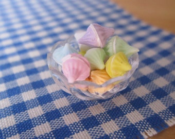 Dollhouse miniature- Pastel meringues