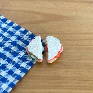 Dollhouse miniature- Ham salad sandwich