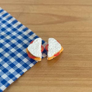 Dollhouse miniature- Cheese and tomato sandwich