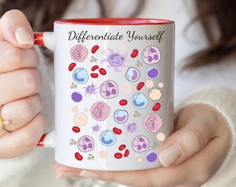 MLS Mug, Medical Technologist Mug, Hematologist Mug, Cell Biology, Pathology Mug, MLS Mug, Hematology Mug, Lab Mug, Lab Week, Med Tech gift