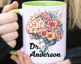 Personalized Neurology Gift, Neurologist Gift, Brain Surgery Mug, Neuro Nurse Gift, Brain Doctor Mug,Neuroscience graduation, Therapist, Phd