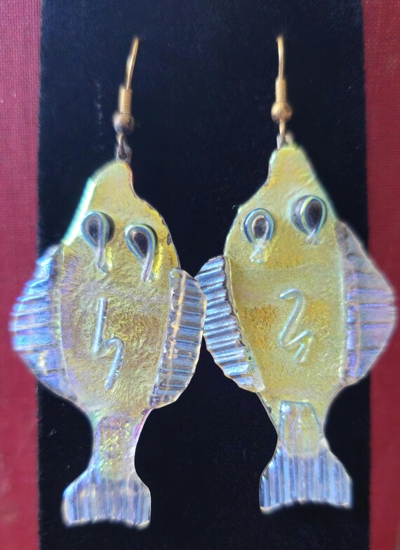 Dichroic Glass Fused Earrings