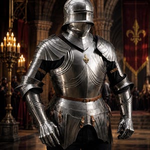 Mittelalterliche Ritter Rüstung aus Stahl für Larp Cosplay Kostüme
