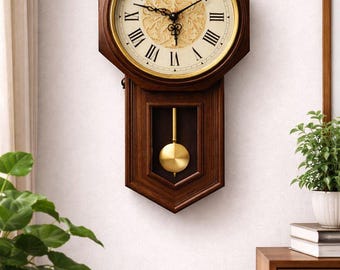 インテリア時計 VINTAGE SEIKO WALL CLOCK JAPANESE MODERN Vintage Seiko Wall Clock – Japanese Pendulum Clock, 1950s, Fully