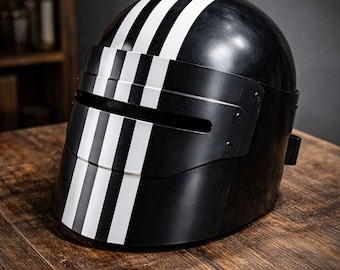 Medieval Knight Killa Helmet: Steel Replica with Visor - LARP Cosplay, Display Decor