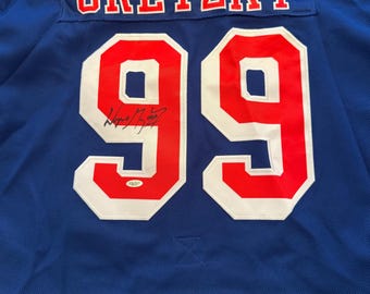 Wayne Gretzky New York Rangers Signed Jersey with COA