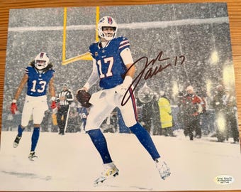 Josh Allen Signed 8x10 photograph with COA