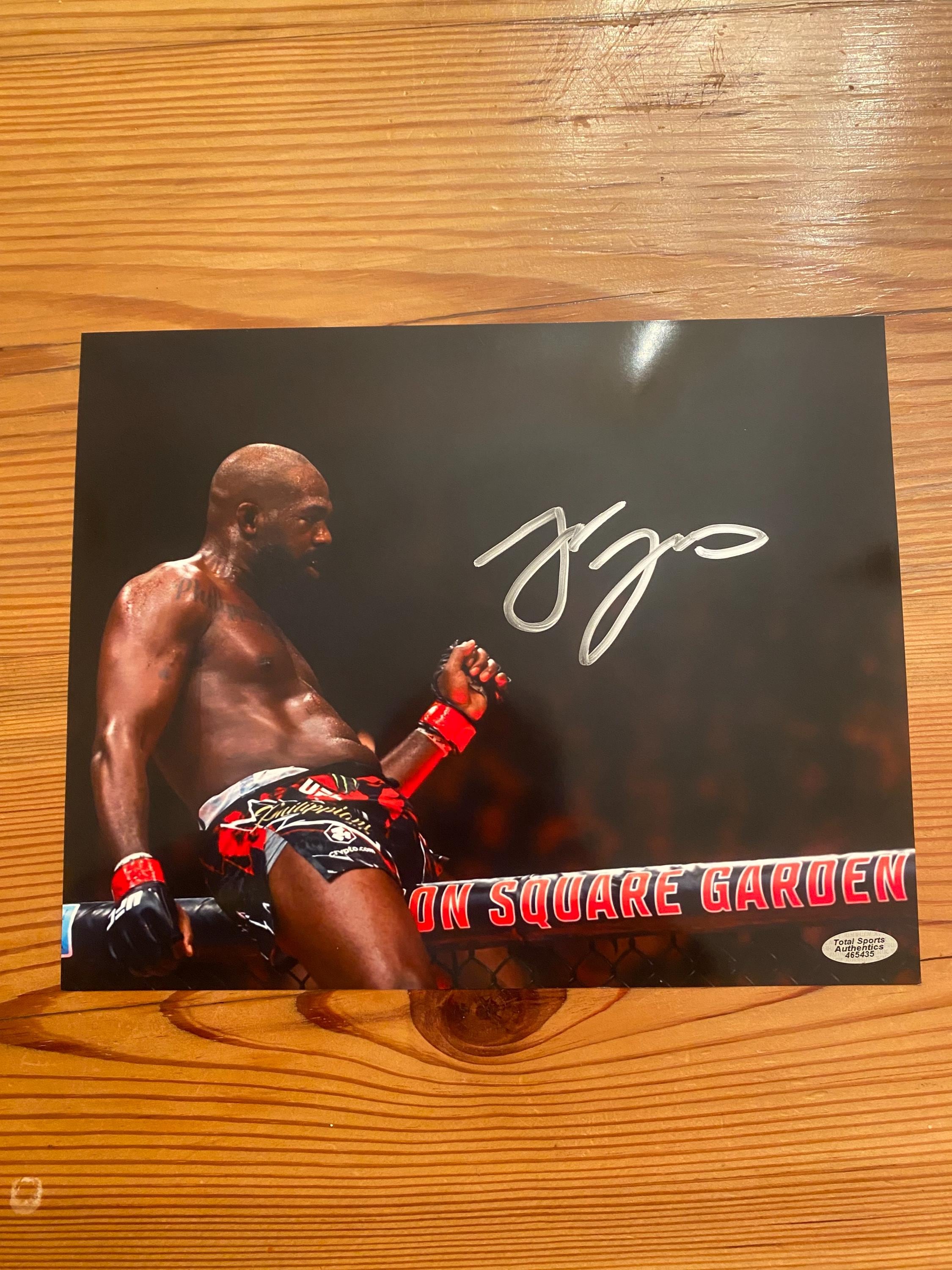 Jon Jones Firmato Autografo Prestampato A4 Esposizione Foto Regalo per
