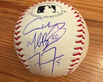 ムーキー・ベッツ、大谷翔平、フレディ・フリーマンの直筆サイン入り