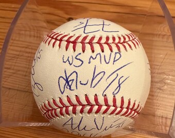 Shohei Ohtani World Series Dodgers team signed  Autographed official MLB Baseball with COA