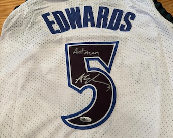Anthony Edwards autographed Minnesota Timberwolves Jersey with COA