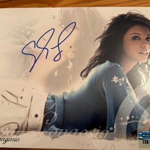 Fotografía autografiada de Eva Longoria de 8x10 pulgadas con certificado de autenticidad.