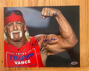 ハルク・ホーガン直筆サイン入り 16x20 WWE レスリング写真 BECKETT
