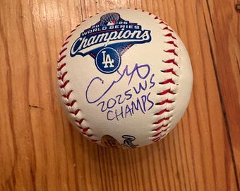 Shohei Ohtani "2025 WS Champs" Autographed Rawlings 2025 World Series Logo Baseball with coa