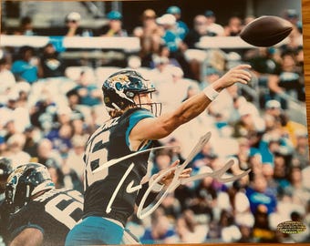 Trevor Lawrence gesigneerde foto van 8 x 10 met COA