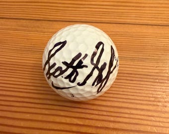 Scottie Scheffler Autographed Golf Ball
