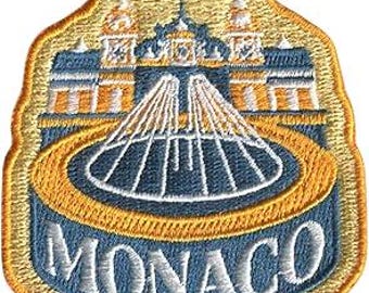 Monaco Embroidered Patch Casino Monte Carlo Iron On Sew On Badge French Riviera Travel Souvenir Backpack Jacket Decorative Accessory Gift